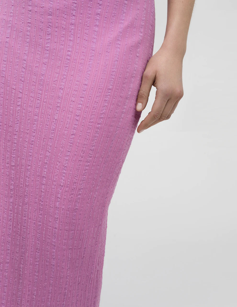 Silk-Blend Midi Skirt