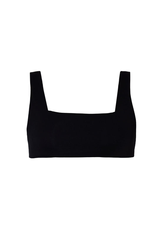 Allegra Top in Midnight Black