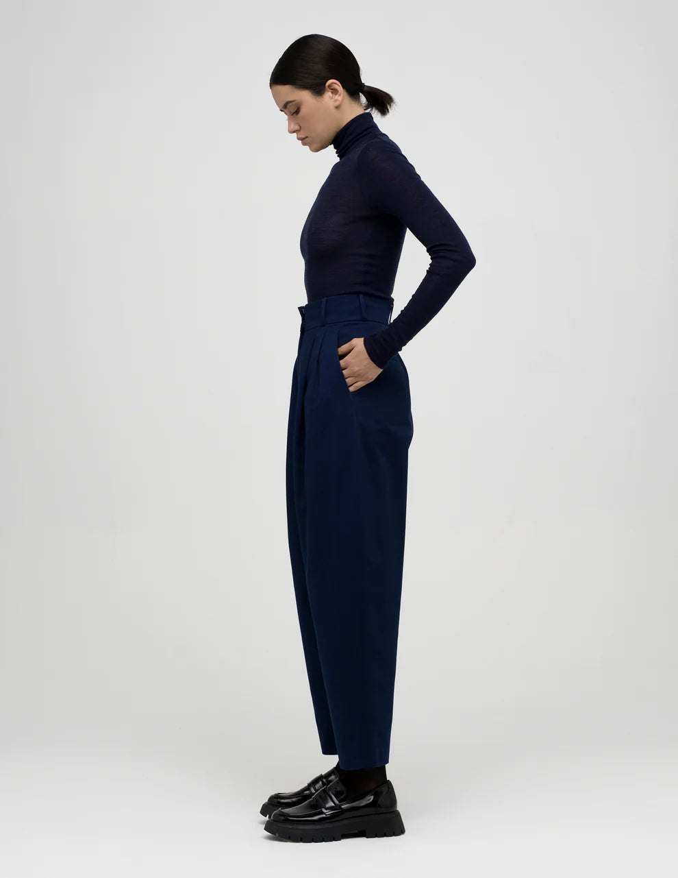 Pleated-Detail Trousers