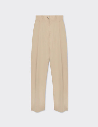 Pleated-Detail Trousers