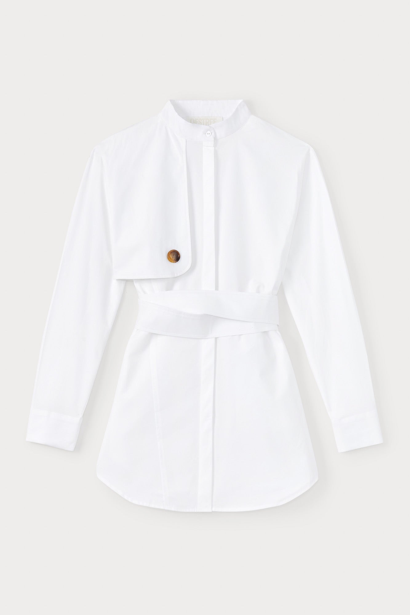 HANS-DRESS SHORT POPELIN WHITE