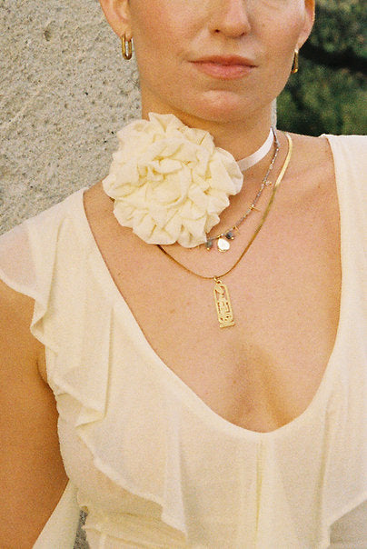 Flower Necklace Accesory
