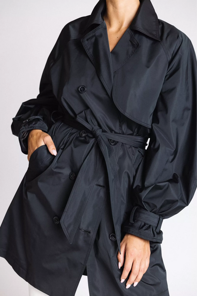 Cora Short Coat in Nylon