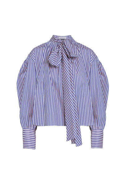 Daisy Shirt Blue Stripes