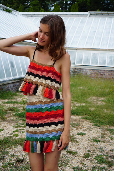 Alice Fringy Crochet Cami