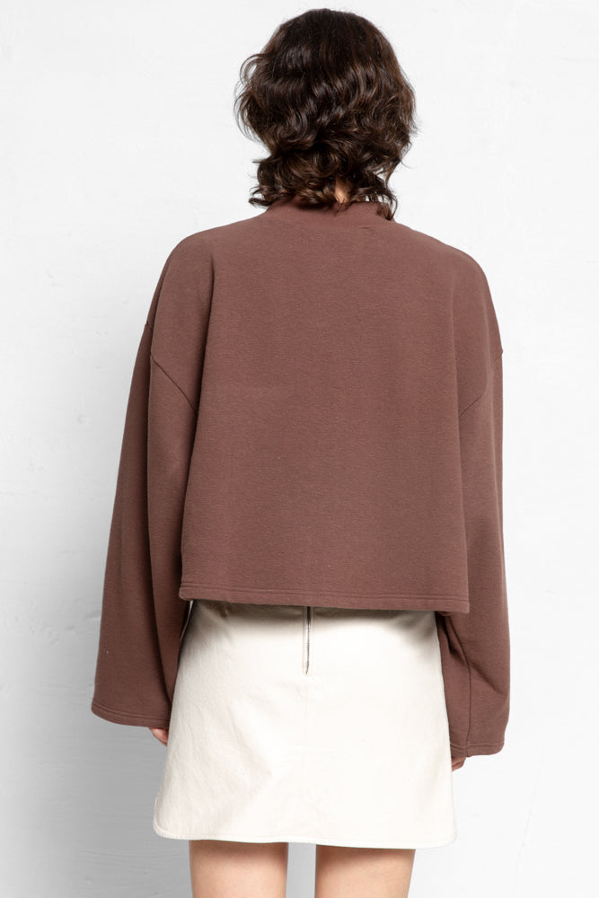 Wide Sleeve Cropped Sweater ''Catalina'