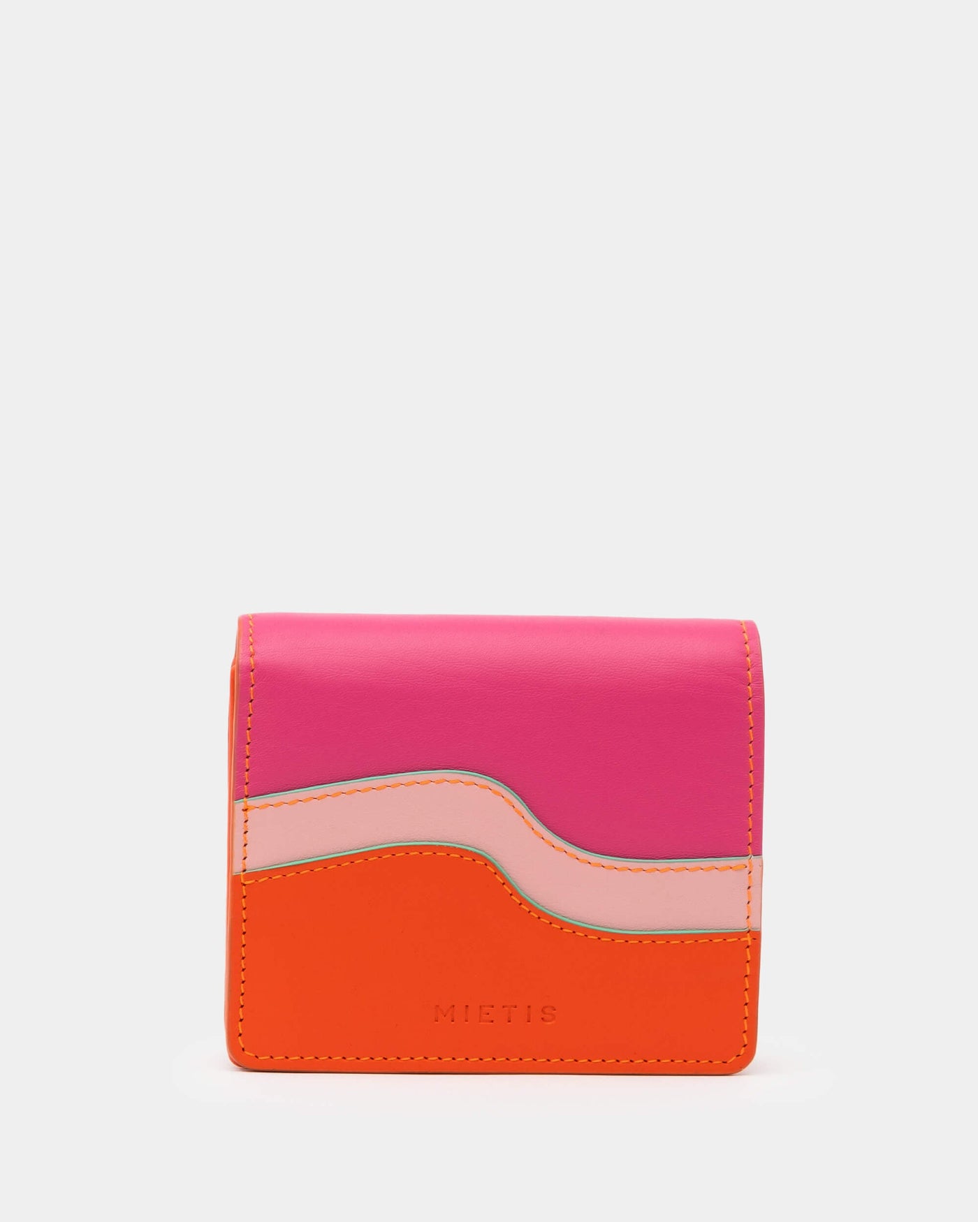 Waves Wallet Fuchsia / Orange