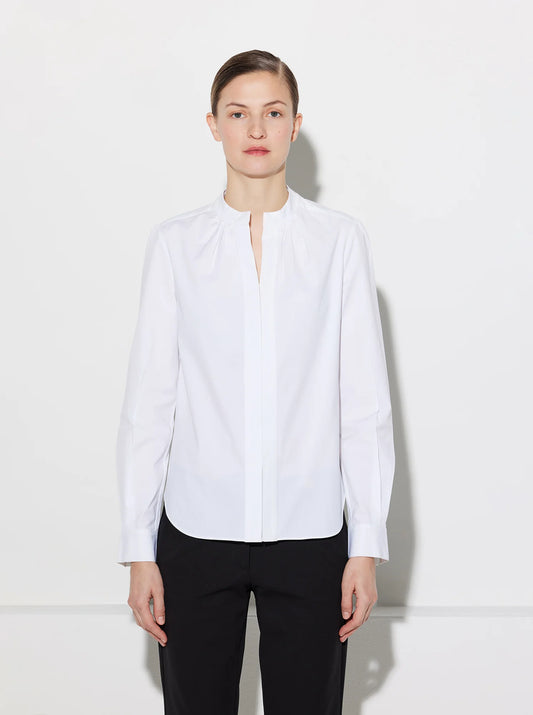 OLYMPIA POPLIN BLOUSE WHITE