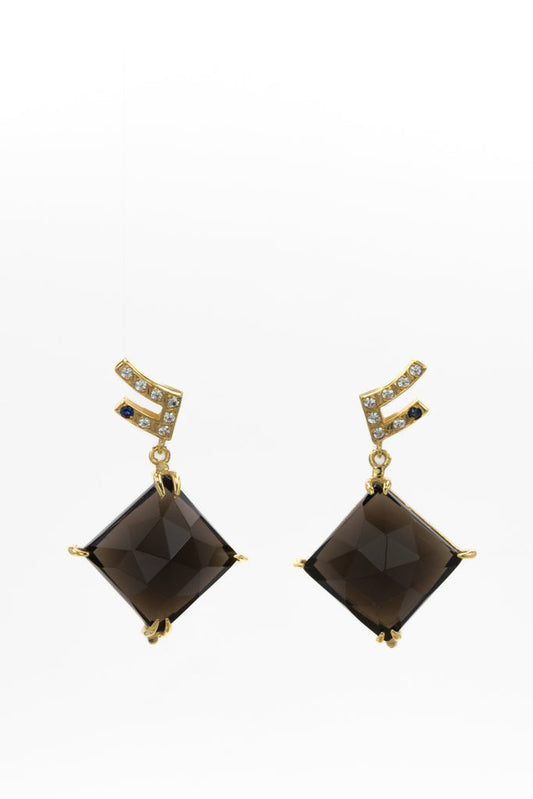 Perpetual With Smoky Quartz Earrings