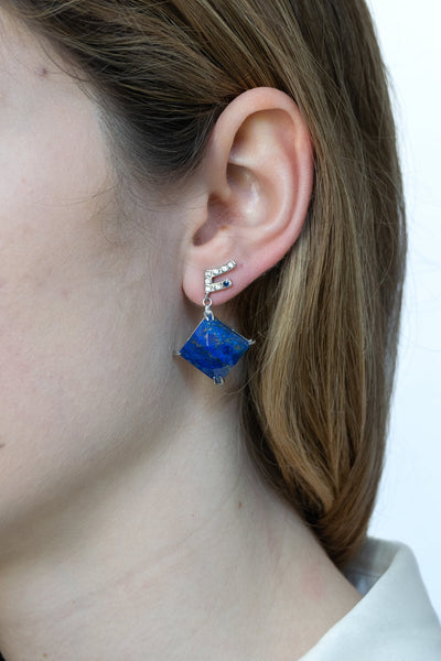 Perpetual With Lapis Lazuli Earrings