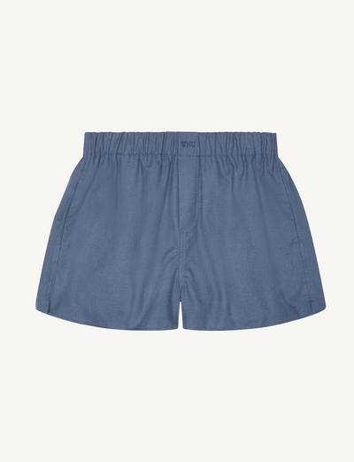 The Short: Fine Brushed, Airforce Blue