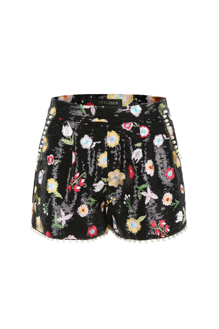 Derling Embroidered Shorts