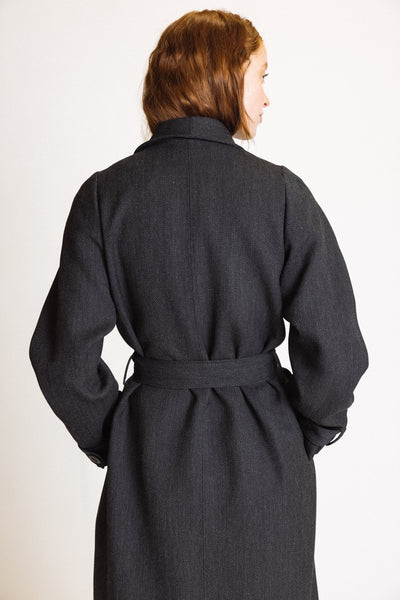 Gaia Long Coat in Wool