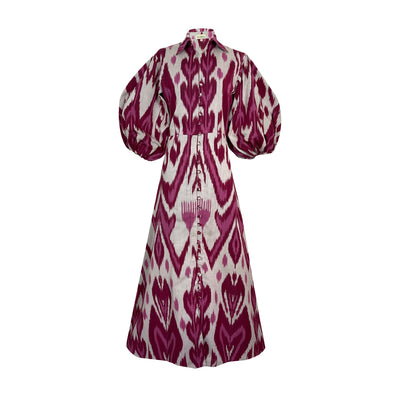 Burgundy Jodhpur Dress