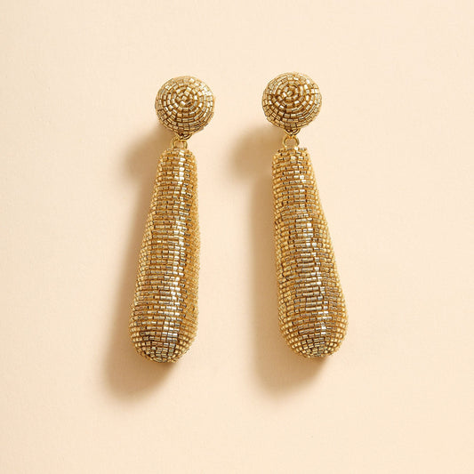 Tivoli Drop Earrings Gold