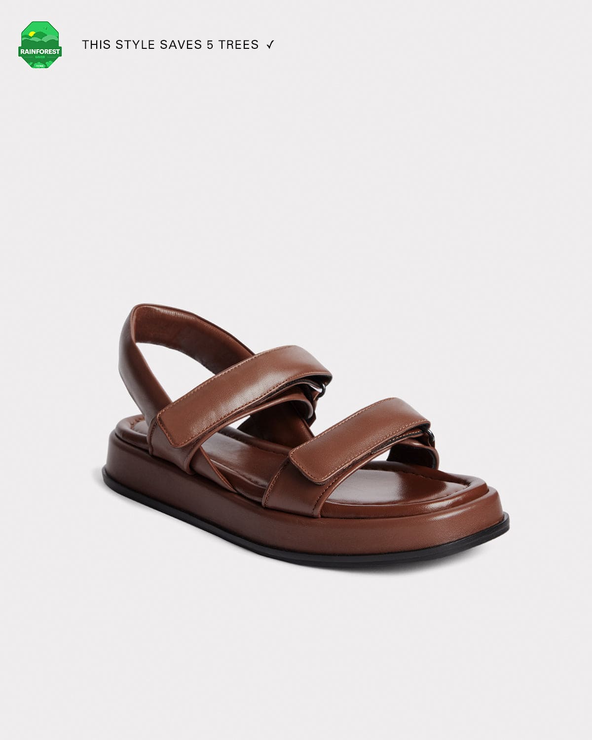 The Sporty Sandal - Chocolate