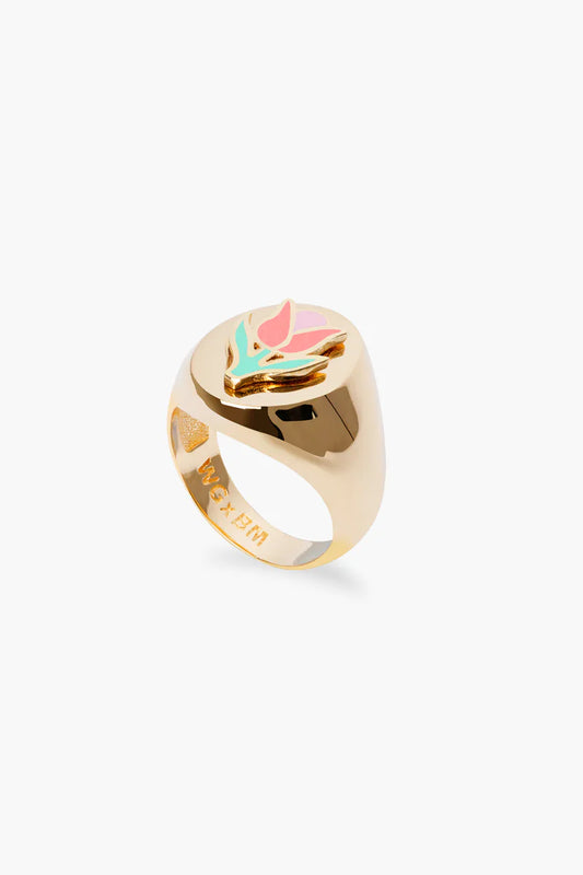 Gold Tulip Ring