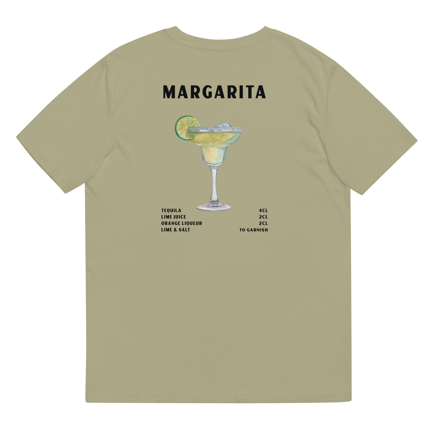 Margarita Cocktail List - Organic T-Shirt