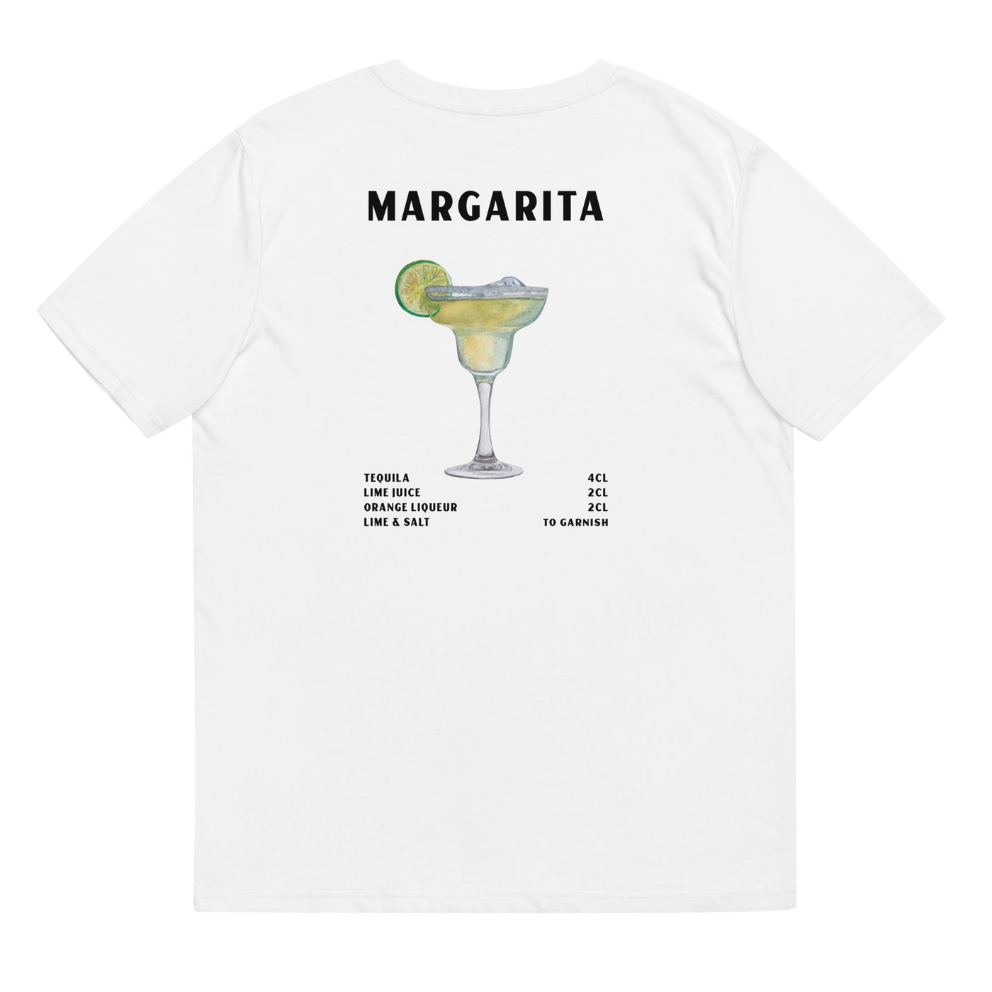 Margarita Cocktail List - Organic T-Shirt