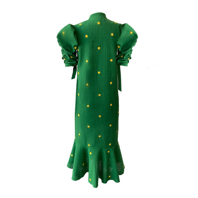 Emerald  Green Margarita Dress