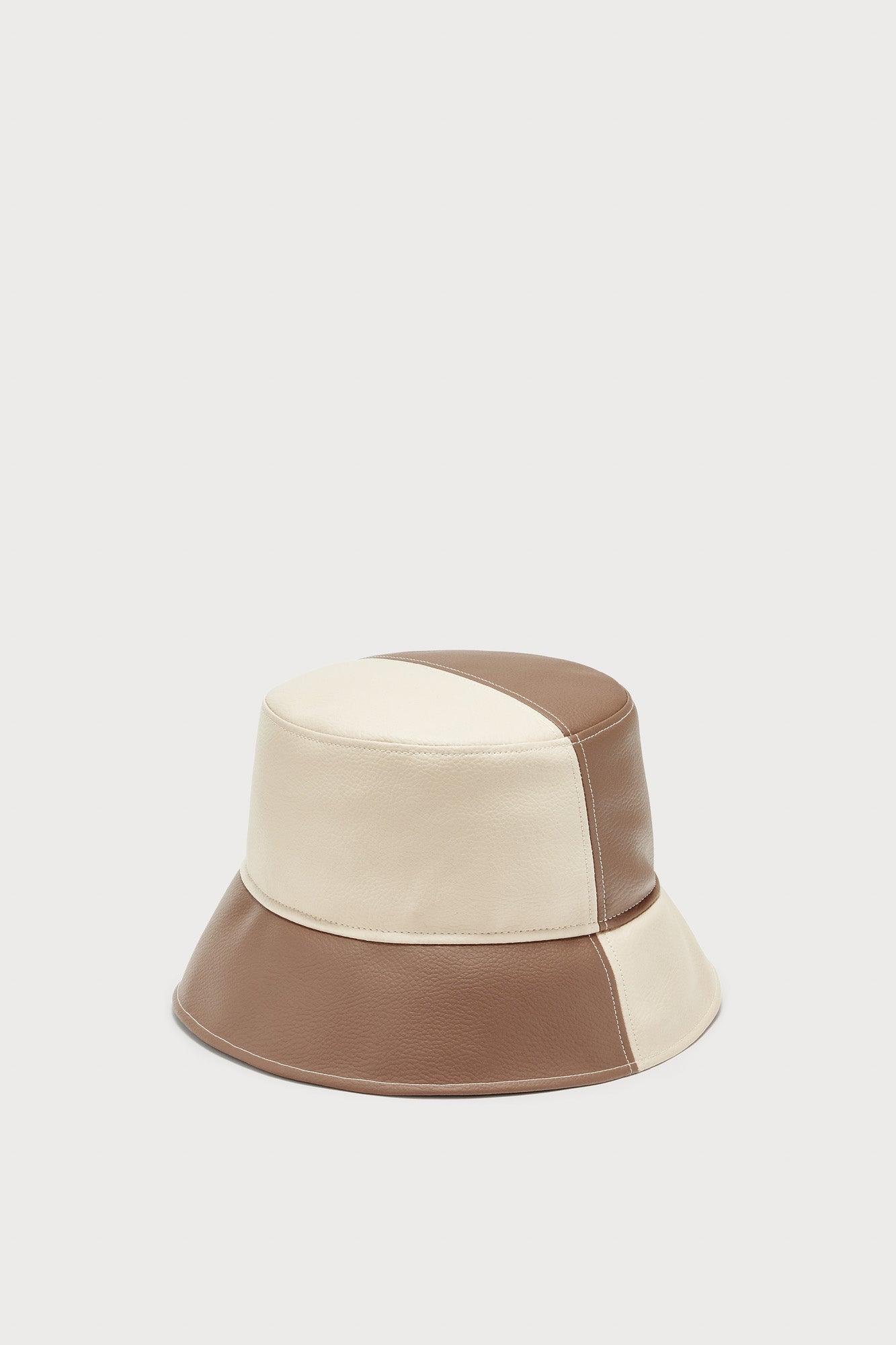Bob Hat Taupe & Off-White