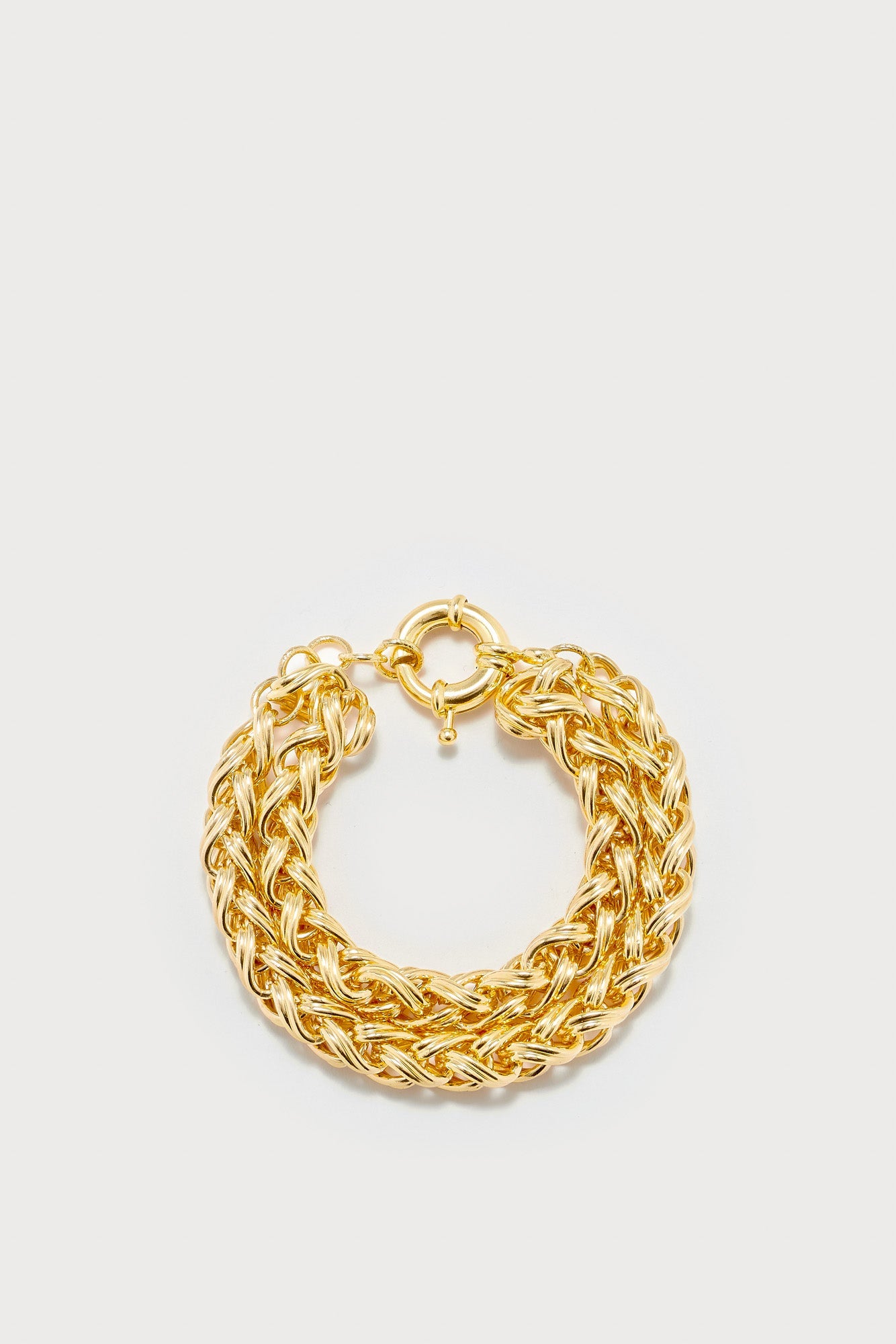 Elizabeth Double Chin Bracelet Gold