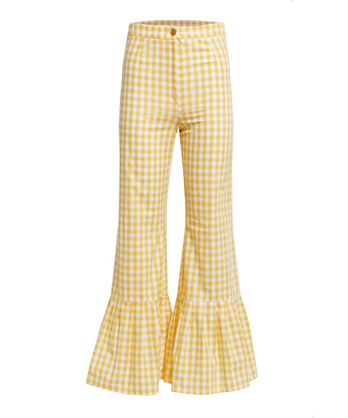 Vichy/Yellow Pants