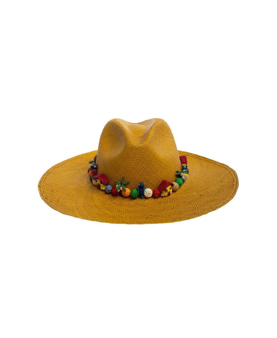 Yellow Mini Pajarito Hat (Pre-Order)