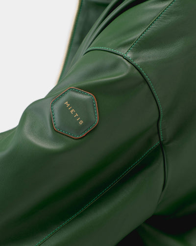 Oversized Bomber Jacket Khaki Green