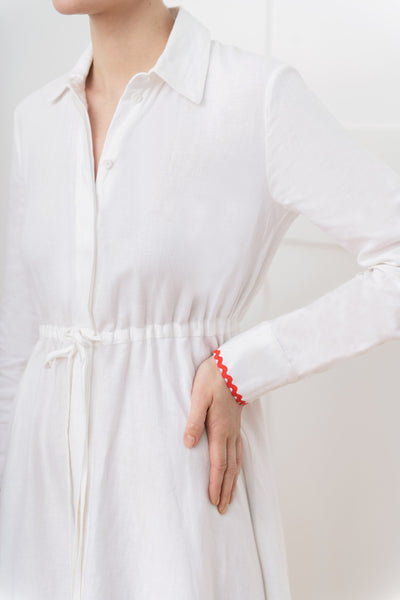 Amalfi Long Dress in White