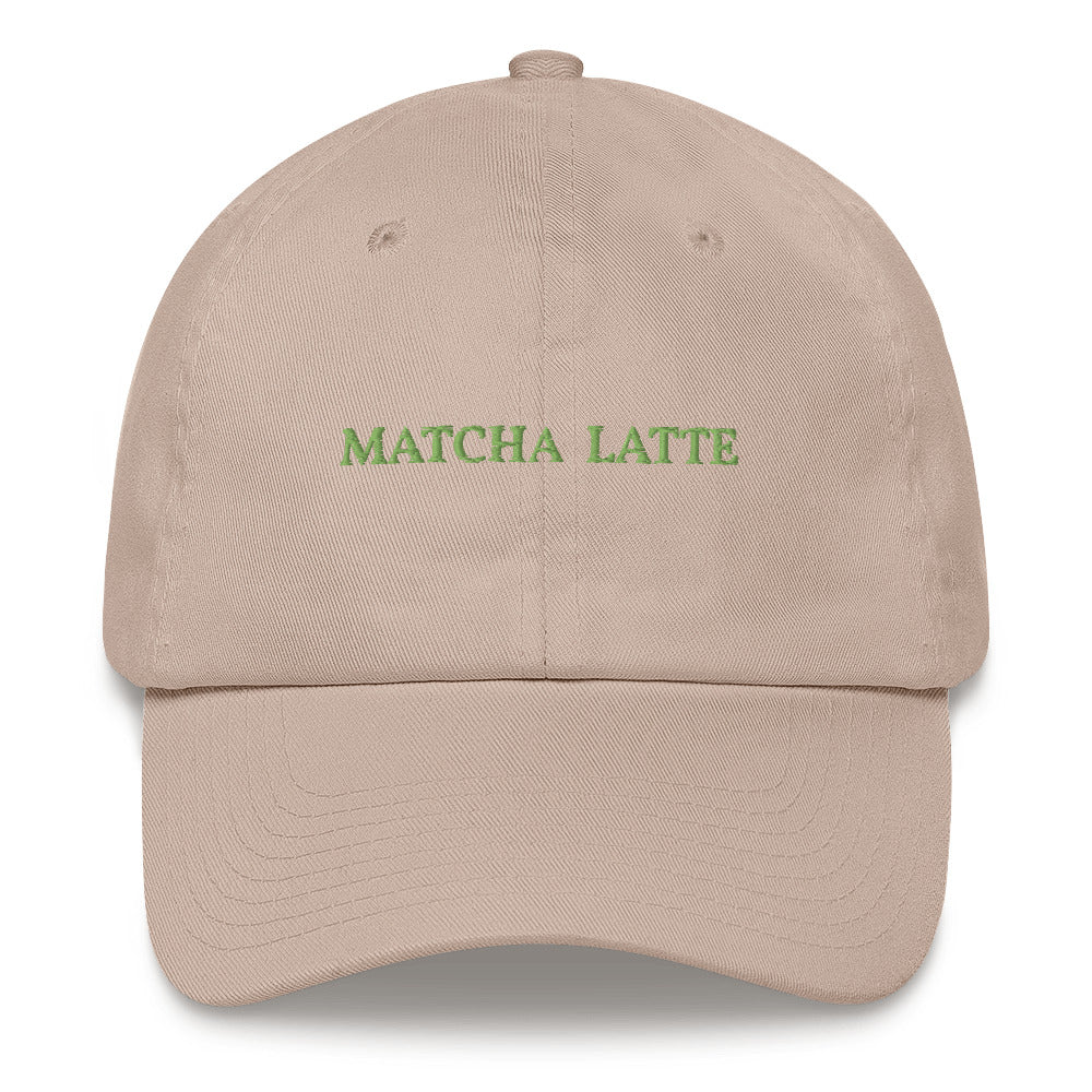 Matcha Latte - Embroidered Cap