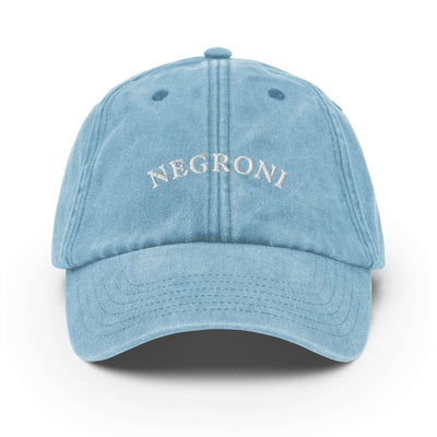 Negroni - Embroidered Vintage Cap