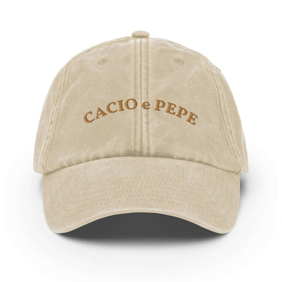 Cacio E Pepe - Embroidered Vintage Cap