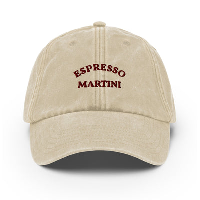 Espresso Martini - Embroidered Vintage Cap